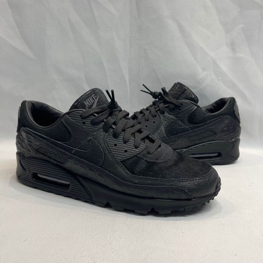 Nike Air Max 90 QS Mens Sz 10 CZ5588-002 Black Infrared Exotic Animal Pack LEGIT